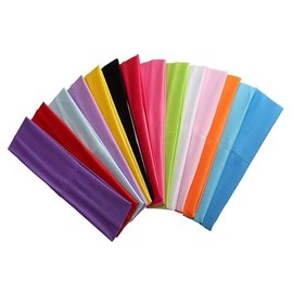 MEISO 14 Diademas Deportivas de Yoga para Mujer y Niñas, Suaves, Elásticas y Cómodas,Paquete de Varios Colores (Multicolor, General)