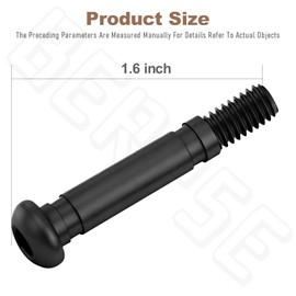 BERPSE (3-Pack) ASP2400D 2-Stage Snow Blower Shear Pin Set (0.5 in x1.5 in) Compatible with EGO Power+ Snow Blower, Fits Model SNT2400, SNT2405, SNT2406, SNT2416, SNT2800, SNT2806, SNT2807