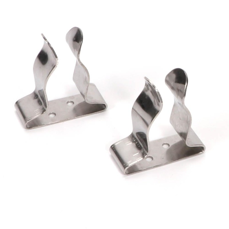 COC-LF 4 Pieces Boat Hook Holder Stainless Steel Spring Clamp