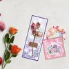 Estivaux Flowers Rectangular Frame Die Cuts for Card Making, Square