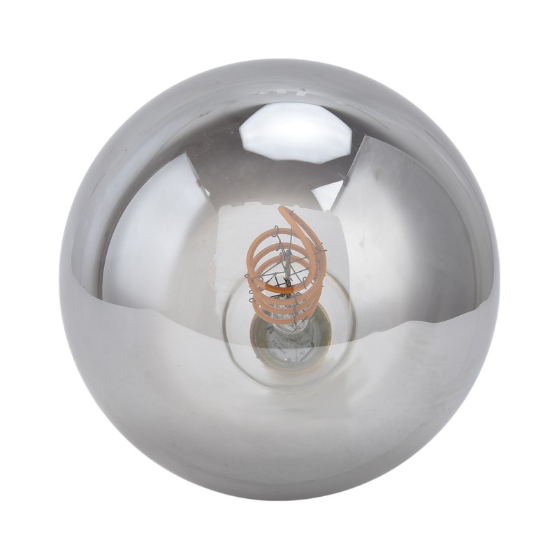 LED Vintage Edison Light Bulb Dimmable Antique Half Chrome Light