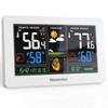 Newentor Weather Station Wireless Indoor Outdoor Thermometer, Color Display Digital