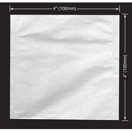 1000 pcs Jumbo Empty Tea/Herb Bags 4 X 4 (100 x 100 mm) Oversized Tea Bags Perfect for Iced Tea Brewing