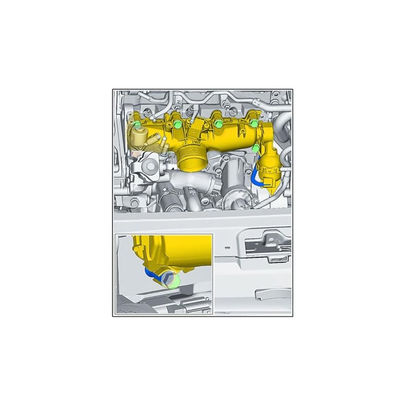 HAZET Suction pipe/special key, VAG 2584-13, square, 10 mm (3/8