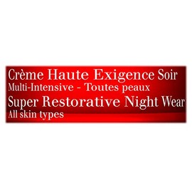 Clarins Super Restorative Night Cream All Skin Types, Unisex, 1.6 Ounces