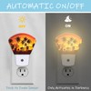AKKAVNIA Coconut Palms Night Light Plug-in Wall Decorative Night Lamp