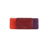 MAVARA Women’s Red Leather Card Holder – Slim Pebble Leather
