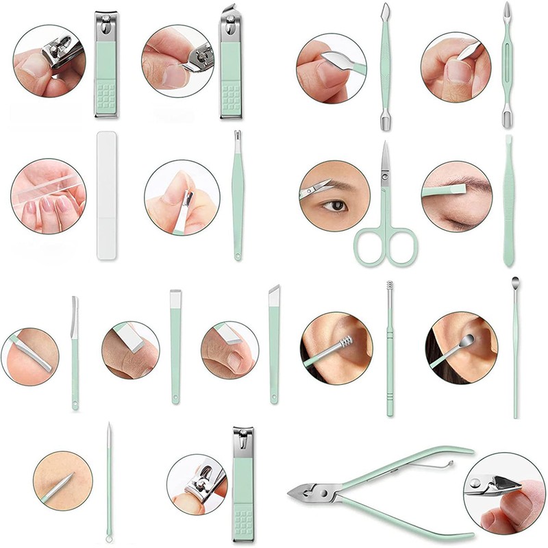 Portable Nail Clippers Set Nail Manicure Beauty Kit Professional Pedicure