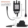 Alpine Corporation Outdoor 60W Replacement Transformer for Fountains and Lights