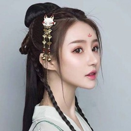 AiO JAPAN Hair Accessories, Set of 2, Fox, Hairpin Set, Oiran, Prostitute-Style, Maiko, Hair Ornaments