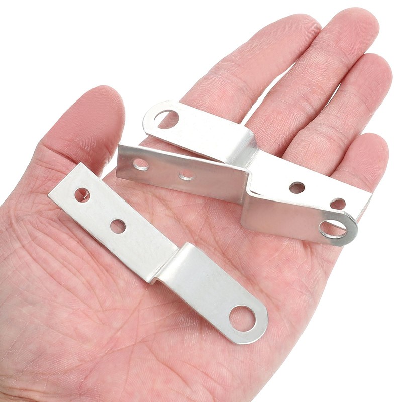 sourcing map 20 Pcs Z Shape Corner Bracket, 0.4 Inch