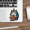 Alpha Male Sticker Funny Unicorn Caticorn Waterproof Vinyl Bumper Sticker