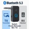 Transmitter Receiver 2 IN 1 Bluetooth 5.3 Wireless Audio 3.5mm