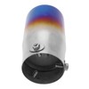 Exhaust Tip 3in Inlet 3.5in Outlet 6.4in Length Straight Edge