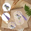 82PCS Transparent Dried Flower Bookmarks, Clear Pressed Flower Bookmark Making