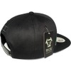4350 District Men's Adjustable Cotton Snapback Cap (N21MEX94MG BLKBLK B2206)