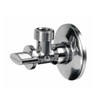 Stainless Steel Angled Water Isolating Valves Wall Mounted 1/2''X1/2''