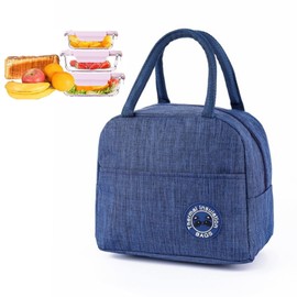 Mecctuck Lunch Bag, Insulated Bag, Picnic Bag, Cool Bag, Lunch Bag for Waterproof Fabric, Foldable Picnic Handbag for Women, Adults, Students and Children