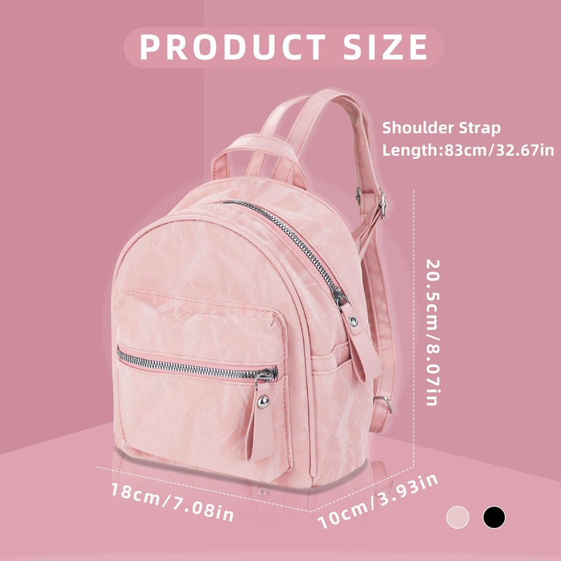 WisePoint Womens Backpack, PU Leather Ladies Backpack Small Backpacks for