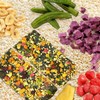 Premium Seaweed Crisps with Mixed Vegetables and Fruits: Topped with