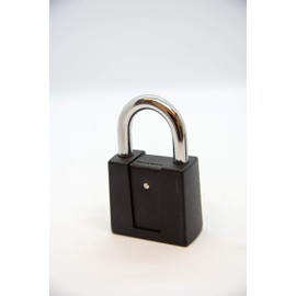 Sesamee K5003/4 4 Dial Bottom Resettable Combination Padlock with 1-Inch Hardened Steel Shackle and 10,000 Potential Combinations