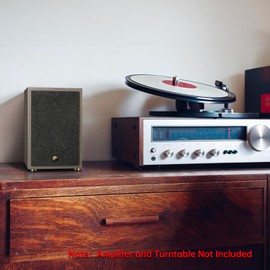 HiVi-Swans Oasis 140 Passive Speakers, 2-Way HiFi Bookshelf Speakers for TV Desktop Stereo or Home Theater Surround Sound - Needs Amplifier or Receiver to Operate