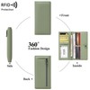 LZSXDWXY Ultra Slim Thin Leather RFID Blocking Credit Card Holder