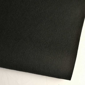 FAAYEX® Deluxe Multi Purpose Felt Fabric | 200gr/m2 | 100% Polyester | 150cm Width (Black, 1 Metre)