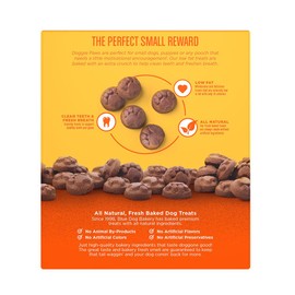 Blue Dog Bakery Natural Dog Treats, Doggie Paws, Original, Peanut Butter & Molasses Flavor