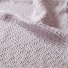 TRP Extremely Soft and Smooth Eye Catching Cotton Blanket, Lilac Color King Size Lightweight Machine Washable, Extra Warmth and Cozy Highly Durable and Long Lasting | All Season Pretty Purple Shade