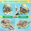 Baby Floats for Pool with Canopy Removable Sun Protection Canopy