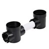 NDS 201 Round Spee-D Catch Basin Drain, 2 Outlets, Connects