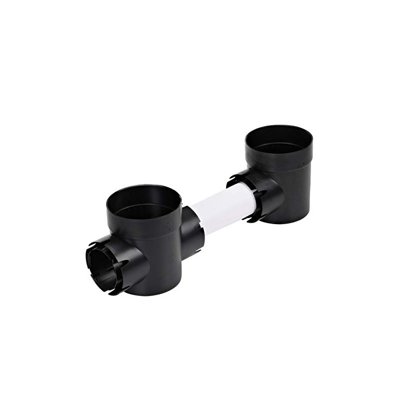NDS 201 Round Spee-D Catch Basin Drain, 2 Outlets, Connects