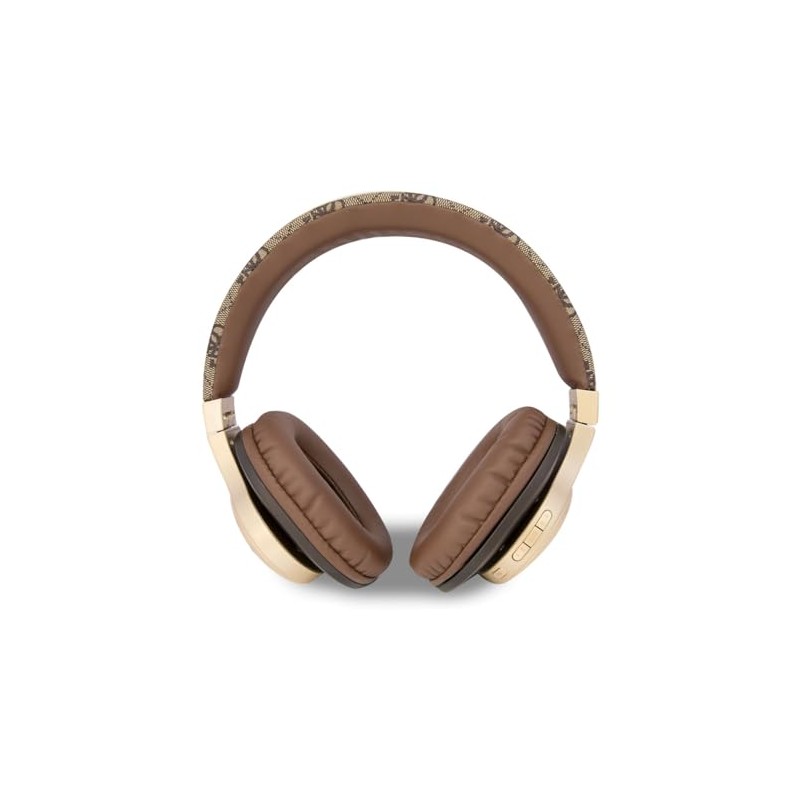 GUESS GUBH604GEMW Bluetooth Headset Brown 4G Script