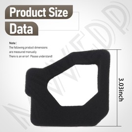 10-Pack 17211-Z0H-800 Air Cleaner Element/Air Filter Compatible with Honda GX25 GX25N GX25NT FG110 FG110K1 Engine Tiller