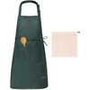 Viedouce 2-Pack of Waterproof Cooking Aprons with Pockets, Adjustable Kitchen