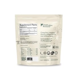 Great Lakes Wellness Collagen Peptides Powder – Supports Skin, Hair, Nails, Joints & Digestion – Hydrolyzed, Quick Dissolve, Non-GMO, Keto & Kosher – 