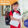 SCRIBBLEDO Dry Erase Clipboard Durable Double-Sided 9"x12" White Board Clipboard