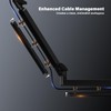 Low Profile Mic Arm, Cable Management Microphone Boom Arm, Full