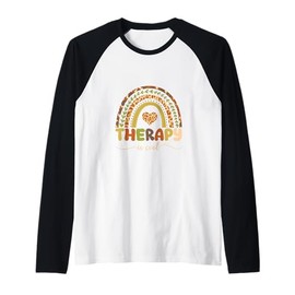 Therapy is Cool Inspirational Quote Daily Life Motivation Raglan Baseball Tee