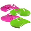 Hand held leaf rakes,leaf grabs,collectors,garden tidy scoops,PACK OF TWO PAIRS
