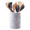 Marble Utensil Holder for Kitchen Counter Decor, Flatware & Utensil