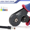 YMYP Ferrule Crimping Tool AWG 23-7 (0.25mm²-10mm²) with 1900PCS Ferrules