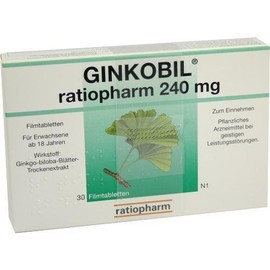 Ratiopharm Ginkobil-ratiopharm 240 mg Tablets, Pack of 30