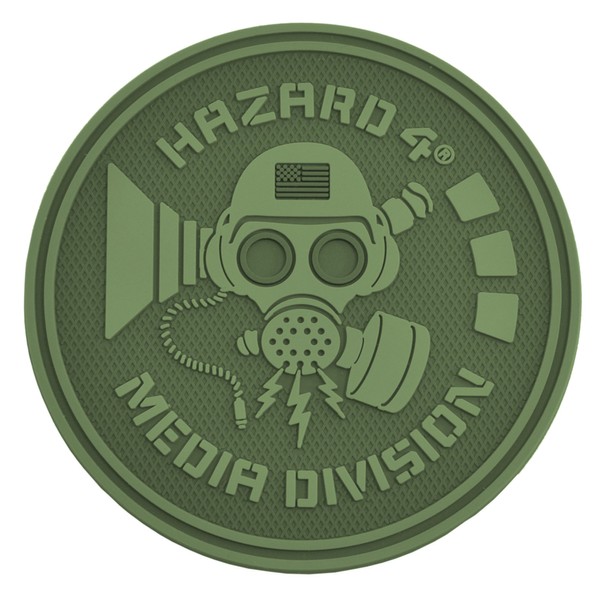 HAZARD 4 Media Division Patch - Green, OD Green
