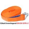 2 pieces 1000/2000 kg (daN) 6 m professional lashing straps