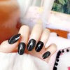 24pcs Nail Tips, Gel Nail Lighting, Solid Color Nail Tips,