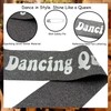 GLITZJOY Birthday Sash, Dancing Queen Sash Black Glitter Sash with