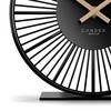 Cander Berlin BLORA Table Clock Silent 18 cm Metal Wooden
