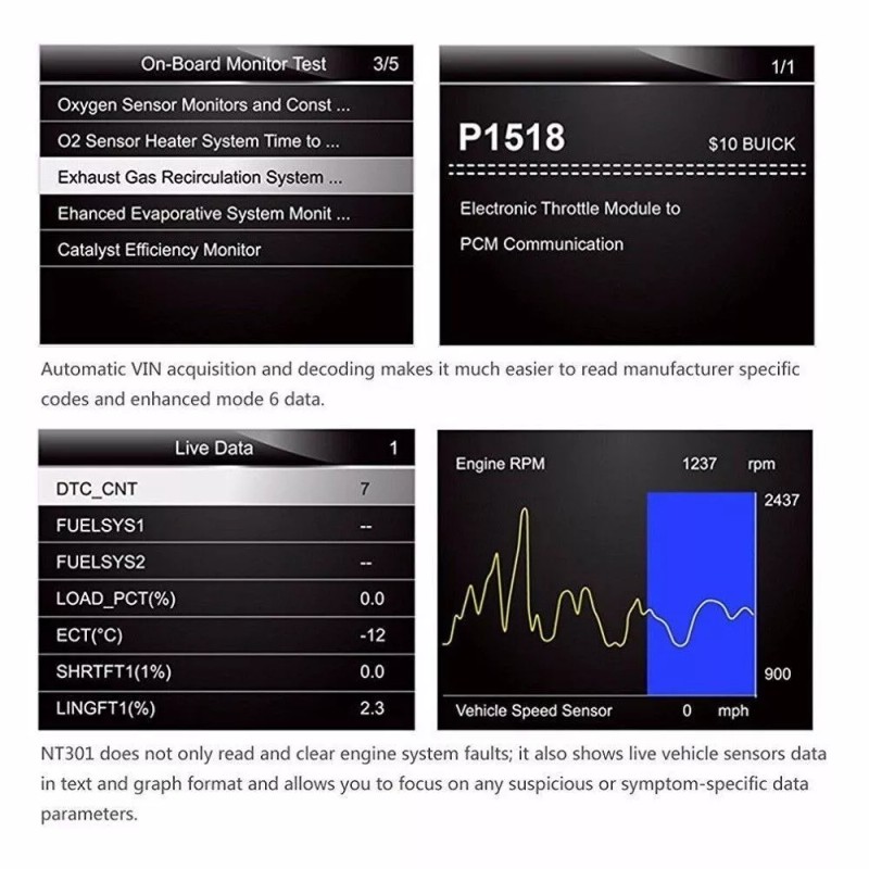 Foxwell Toyota Tundra OBD2 Foxwell Fault Code Reader Scanner Diagnostic